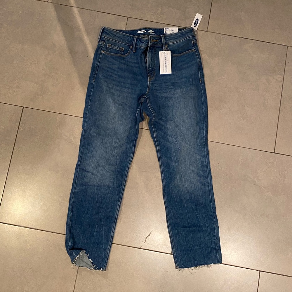 NWT Old Navy Straight Sz 8 Jeans